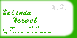 melinda hermel business card
